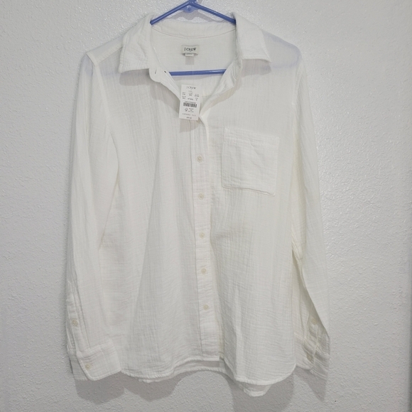 J Crew Gauze button-up shirt, NWT - Picture 5 of 8